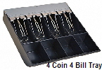 4 Coin 4 Bill Tray